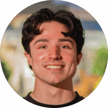 Headshot of Max Azaro, Ballet teacher, smiling.