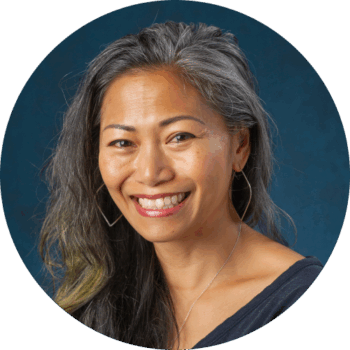 Headshot of Richela Morgan, Visual Arts teacher, smiling.